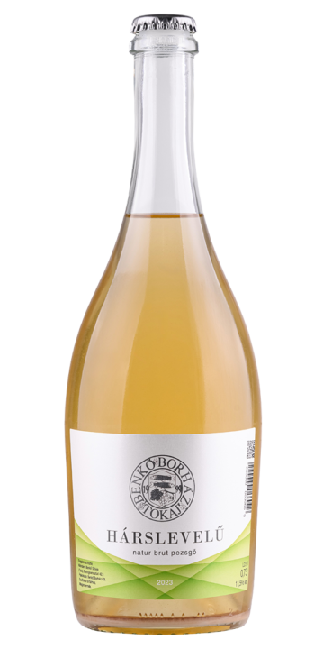 Hárslevelű Natur Pezsgő brut 2023